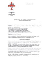 PV de la séance du 1er sept 2025