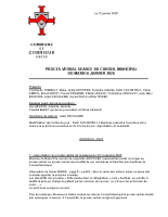 procès-verbal 06 janvier 2026